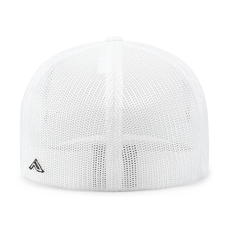 White Structured Hat with PVC Patch